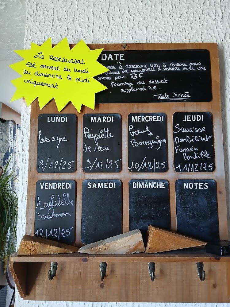 Café-restaurant du Pont des Vannes - Menu Image 2