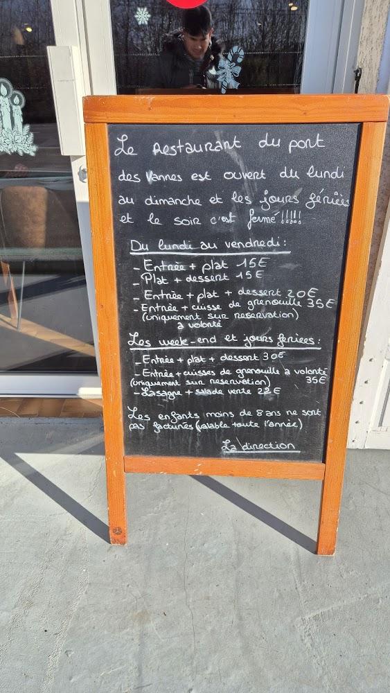 Café-restaurant du Pont des Vannes - Menu Image 3
